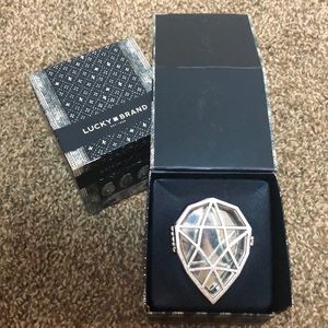 GEMSTONE mirrored jewelry box with latch